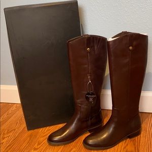INC brown riding boots